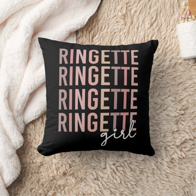 Ringette Girl | Geschenke für Ringette Player Kissen (Decke)