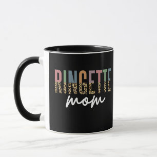 Ringette Mama Cheetah Print   Ringette Player Tasse