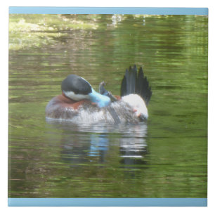 Ringförmige Enten-Kundengebinde-Randfarbe Keramikf Fliese