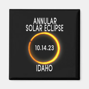 Ringförmige Sonnenfinsternis T - Idaho  Magnet
