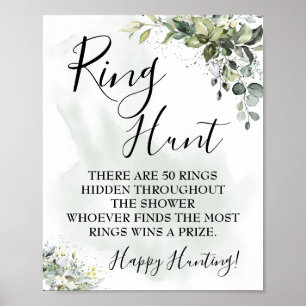 Ringjagd Eukalyptus Grünzeug Sukkulente Spiel Schi Poster