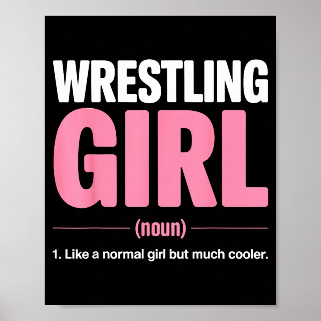 Ringkampf-Definition wie ein normales Mädchen, abe Poster (Vorne)