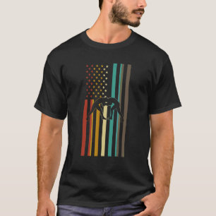 Ringkampf-Flagge Retro-Ringkampf-Sport T-Shirt