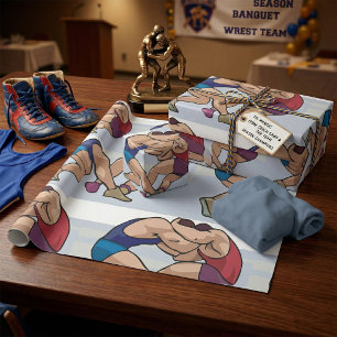 Ringkampf Geschenkpapier