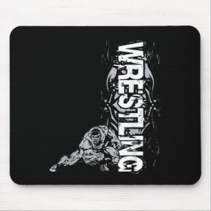 Ringkampf-Grafik Starker Ringer für Männer Frauen Mousepad