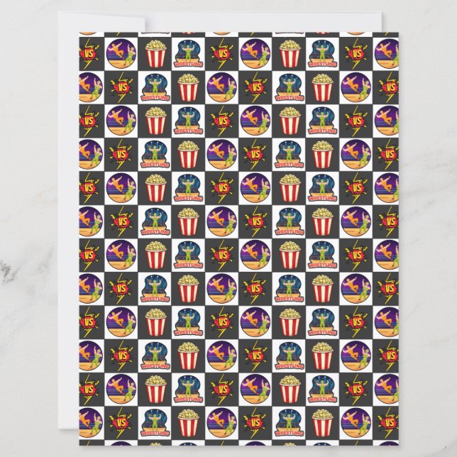 Ringkampf Scrapbook Papier (Vorderseite)