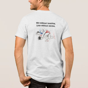 Ringkampf Sieg/Niederlage Tri-Blend Shirt