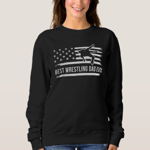 Ringkampf-T-Shirt Vintage-US-Flagge distressed für Sweatshirt