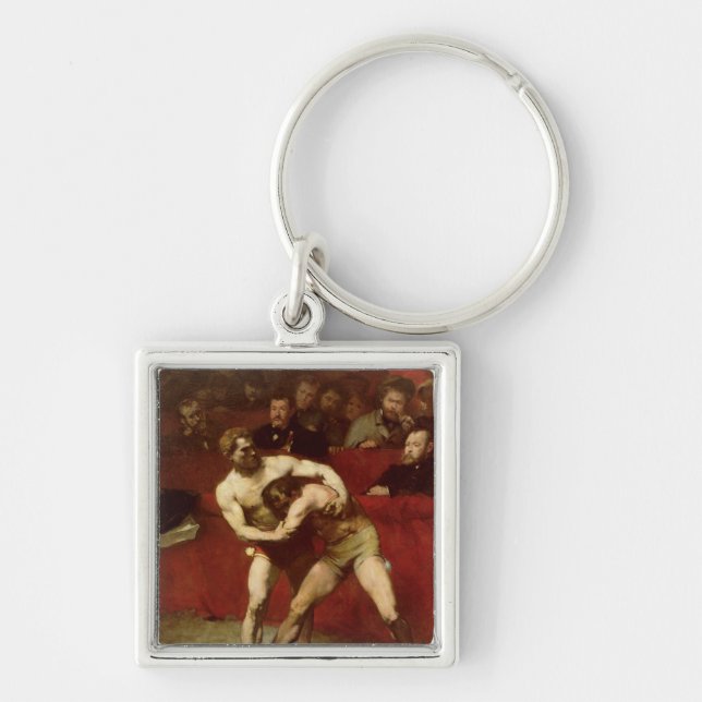 Ringkämpfer, 1875 schlüsselanhänger (Vorne)