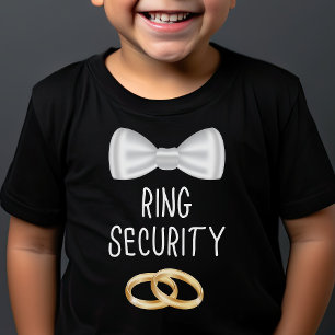 Ringkissen-Träger-Ring-Sicherheit Süße Jungen-Hoch T-Shirt