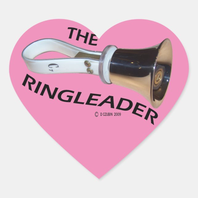 Ringleader Heart Sticker (Vorderseite)