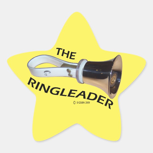 Ringleader-Star-Sticker Stern-Aufkleber (Vorderseite)