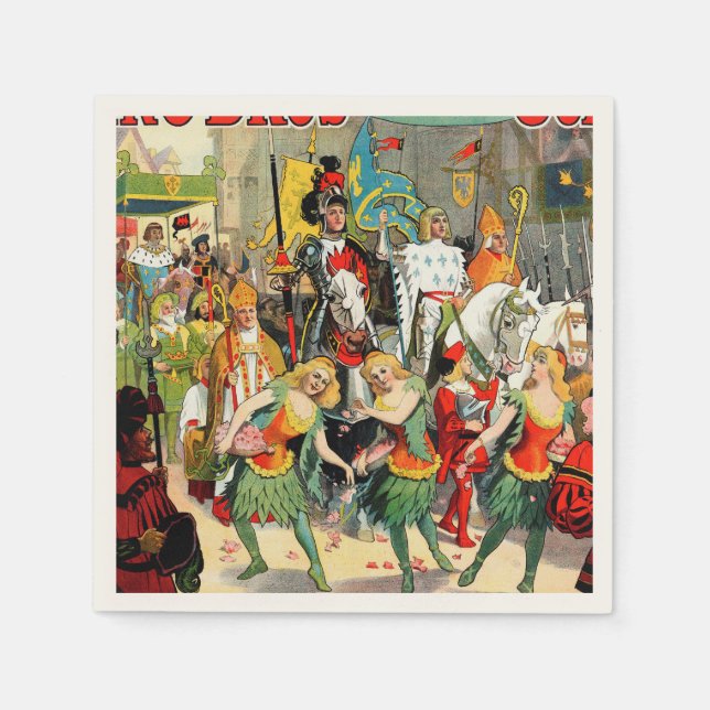 Ringling Bros: Arc-Joan Serviette (Vorderseite)