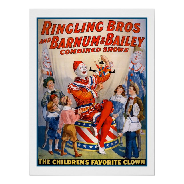 Ringling Bros und Barnum & Bailey Circus Poster (Vorderseite)