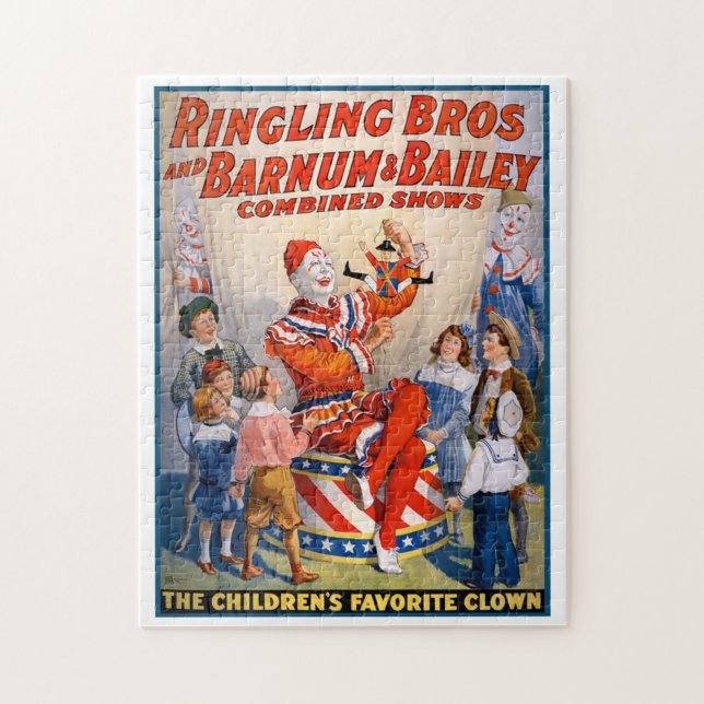 Ringling Bros und Barnum & Bailey Circus Poster Puzzle (Vertikal)