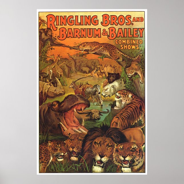 Ringling Bros und Barnum & Bailey kombinierte Show Poster (Vorne)