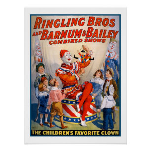 Ringling Bros und Barnum & Bailey Zirkus Poster