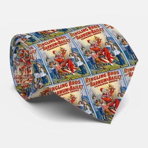 Ringling Brothers & Barnum & Bailey Vintage Clown Krawatte