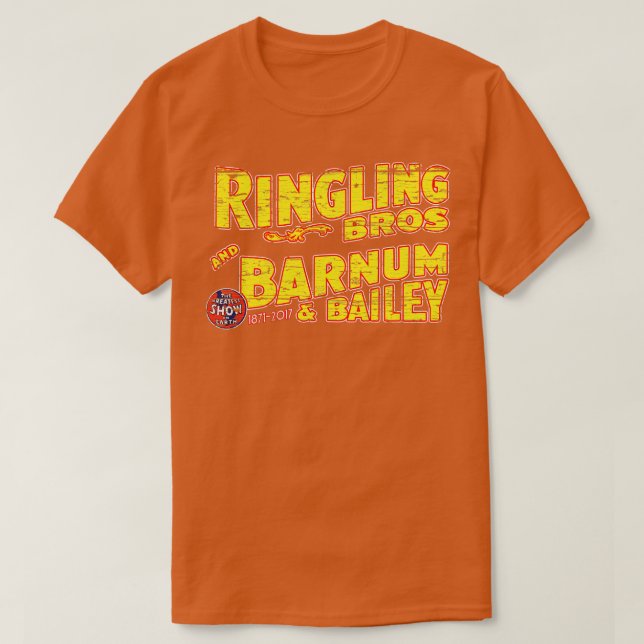 Ringling Brothers Barnum und Bailey Circus Wetter T-Shirt (Design vorne)