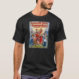 Ringling Brüder u. Barnum u. Vintager Clown T-Shirt