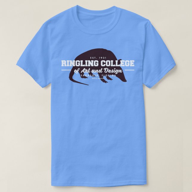 Ringling Uni of Art and Design Armadillo T-Shirt (Design vorne)