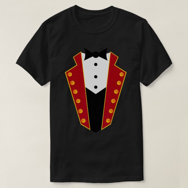 Ringmaster Costume Circus Showman Party Geschenk T-Shirt (Design vorne)