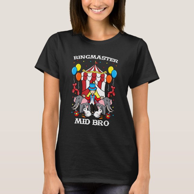 Ringmaster Mid Blog Circus Veranstaltungspersonal  T-Shirt (Vorderseite)