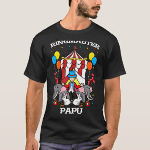 Ringmaster Papu Circus Veranstaltungspersonal Ring T-Shirt