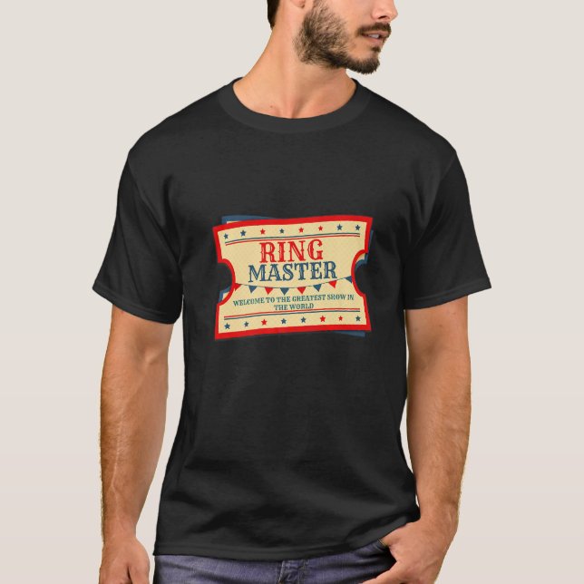 Ringmaster Teacher Staff Event Security Carnival C T-Shirt (Vorderseite)