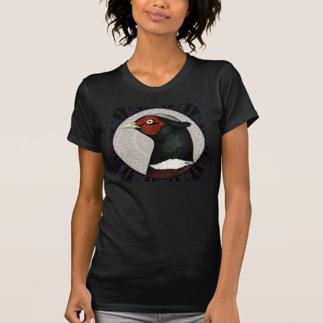 Ringneck Fasan-Kreis T-Shirt (Vorderseite)