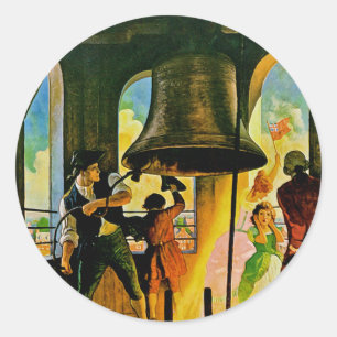 Ringout Liberty Runder Aufkleber