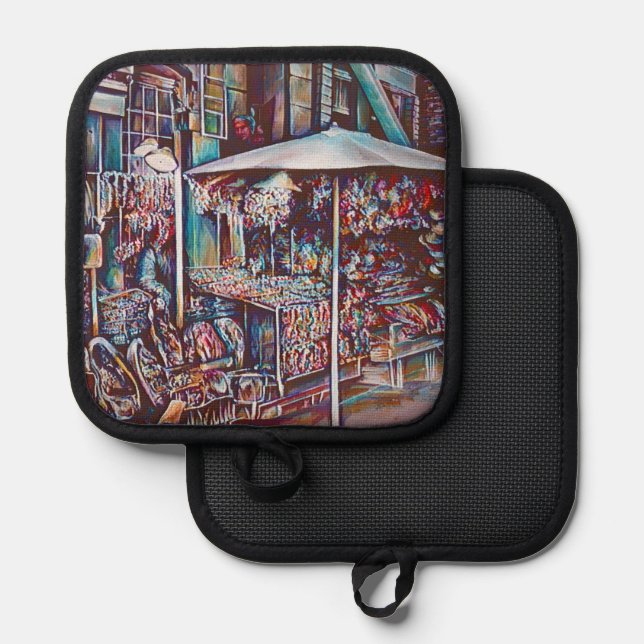 Rings der 8. Straße Topflappen (Vorderseite/Rückseite)