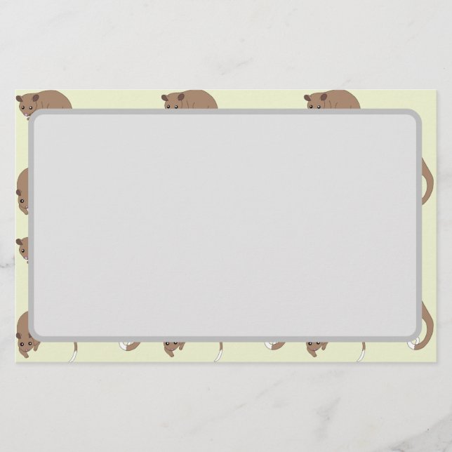 Ringschwanzpossums Briefpapier (Vorderseite)