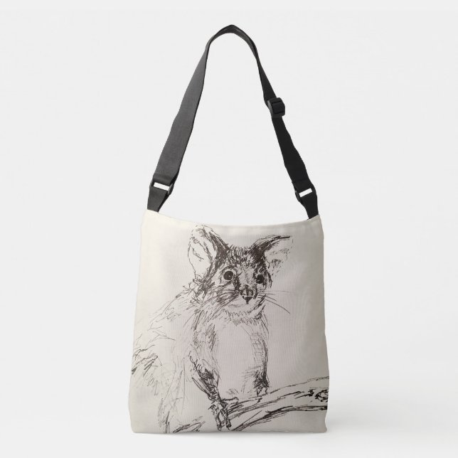 Ringtail Possum Tote Bag Tragetaschen Mit Langen Trägern (Vorderseite)