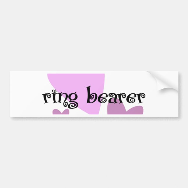 Ringträger Autoaufkleber (Vorne)
