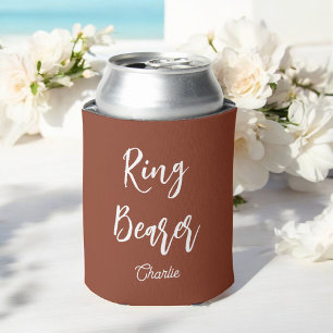 Ringträger Braune Hochzeit Dosenkühler