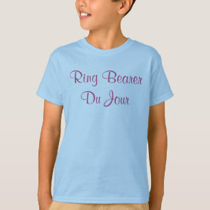 Ringträger Du Jour Zitat Hochzeitsfeier T-Shirt
