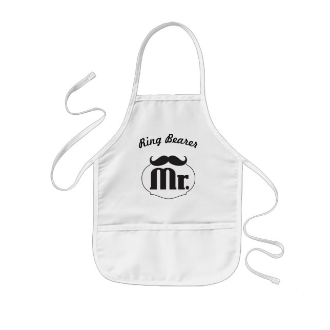 Ringträger Hochzeitsgesellschaft Geschenke Kinderschürze (Vorne)