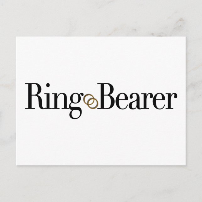 Ringträger Postkarte (Vorderseite)