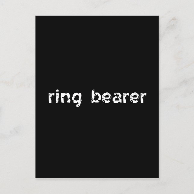 Ringträger Postkarte (Vorderseite)
