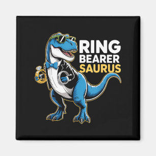 Ringträger T-Rex Dino Lustige Hochzeitsfeier Ring Magnet