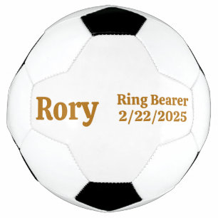 Ringträgergeschenk, Personalisiert Fußball