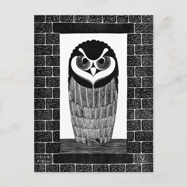 Ringuil - Samuel Jessurun de Mesquita Vintage Kuns Postkarte (Vorderseite)