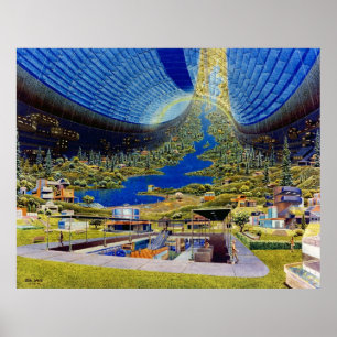 Ringworld-Weltraum Poster