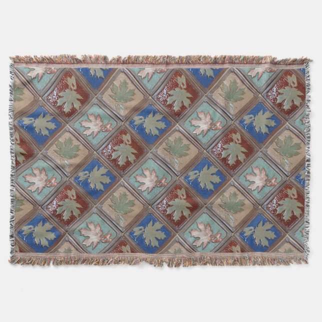 Ringwurzelblanket, Ahorn-Blätter Decke (Vorderseite)