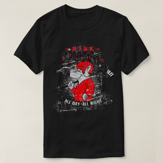 Rink Rats Hockey 2 T-Shirt (Design vorne)