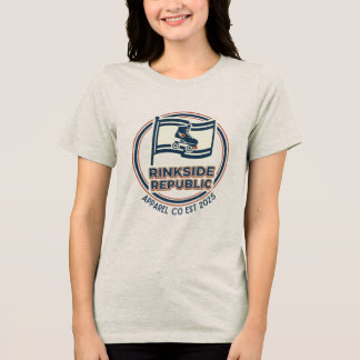 Rinkside Republic Logo-Shirt Tri-Blend Shirt