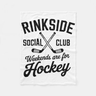 Rinkside Social Club Retro-Eishockey-Vibes  Fleecedecke