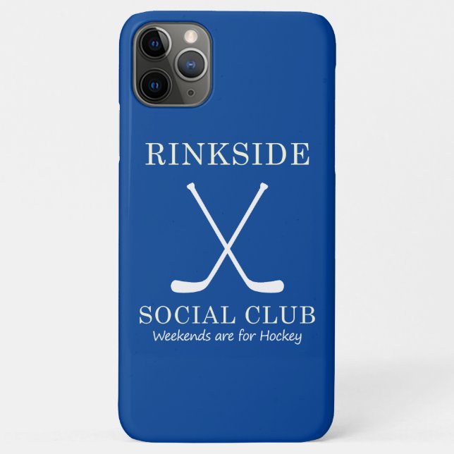 Rinkside Social Club Wochenenden für Hockey Mama M Case-Mate iPhone Hülle (Rückseite)