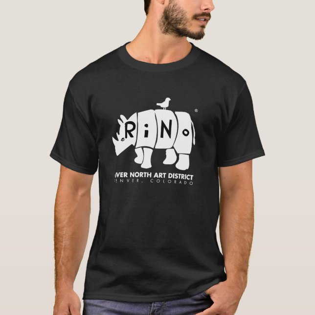 RiNo T - Shirt SCHWARZES (Vorderseite)